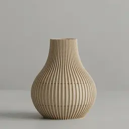 Інтер'єрна ваза Linear Texture 13 x 13 x 14 см - мініатюра 4