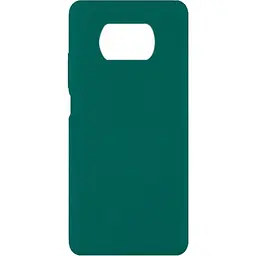 Чохол-накладка Xiaomi Protective Silicone Case для Poco X3/X3 Pro (Pine Green) HC [66945] - мініатюра 1