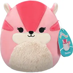 М'яка іграшка Squishmallows Бурундук Діаналі 19 см рожева (SQCR06613) - мініатюра 7