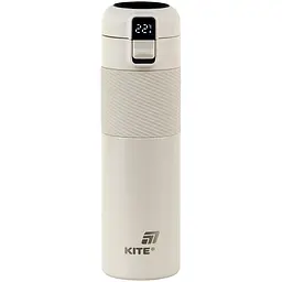 Термос з термодатчиком Kite бежевий 450 мл (K25-1227-1)