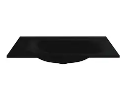 Умивальник Miraggio JESSEL 700 BLACK (8813466) Mirasoft, Матовий, Накладний/Врізний, Чорний - мініатюра 4