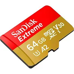 Карта пам'яті SanDisk 64GB microSD class 10 UHS-I Extreme For Action Cams and Dro (SDSQXAH-064G-GN6AA) - мініатюра 4