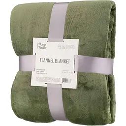 Плед Ardesto Flannel 200x220 см 100% поліестер зелений pbe0050453