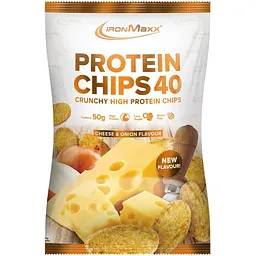 Протеїнові чипси IronMaxx Protein Chips 40 Сир з цибулею 50 г