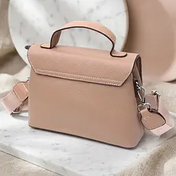 Жіноча сумка сетчел із натуральної шкіри Vintage 22292 бежева - мініатюра 4