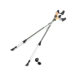 Палки для скандинавської ходьби Silva Walking Poles Aluminum Cork 140 Сірий