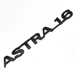 Емблема напис ASTRA-1.6 Айстра 182х18 мм Чорна (Завод)