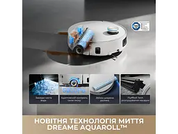 Робот-пилосос з вологим прибиранням Dreame Aqua 10 Ultra Roller Complete Black (RLH71DE-1-bl) - мініатюра 10