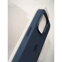 Оригінальний силіконовий чохол Apple Silicone Case MagSafe Storm Blue для iPhone 14 Pro (6.1") (MPTF3ZM/A) - мініатюра 8