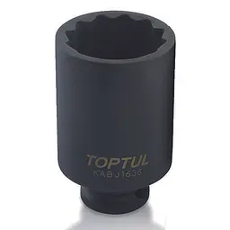 Головка 12-гранна ударна довга TOPTUL 1/2" 36 мм KABJ1636
