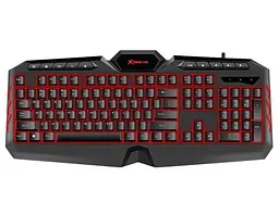 Клавіатура KB-509 USB RGB Black XTRIKE ME teh0020593