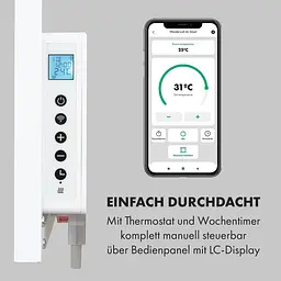 Інфрачервоний обігрівач Klarstein Wonderwall Air Art Smart (10035133) - мініатюра 7