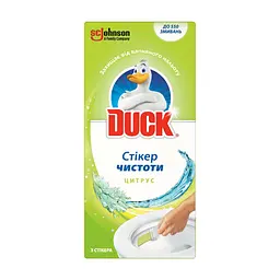 Стикер для унитаза Duck Цитрус 3 шт. (5000204324280)