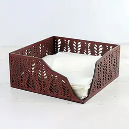 Дерев'яна серветниця VANZA LA JOLLA mahogany - мініатюра 4