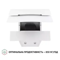 Витяжка декоративна похила Perfelli DNS 6482 D 850 WH LED - мініатюра 6