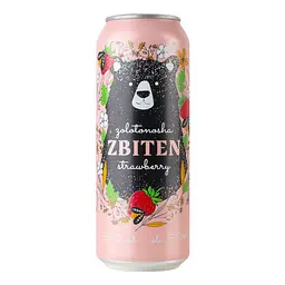 Напій зброджений Zbiten Zolotonosha Яблуко-полуниця газований 5% 0.5 л - мініатюра 2