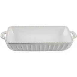 Форма для запікання Limited Edition Allegra Biege прямокутна кам'яна кераміка 34.5х17х6 см (GJH009-34-2-129)