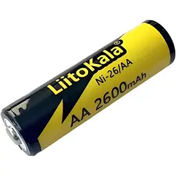 Акумулятор LiitoKala AA 2600mAh NiMH 1шт [NI-26/AA] [115475]  - мініатюра 2