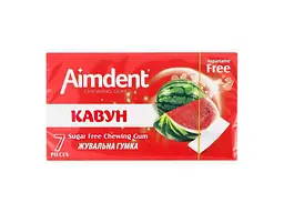 Жувальна гумка Aimdent 420г 7pc Watermelon (24шт)