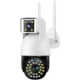 Бездротова камера Grant Dual Camera P12 Wi-Fi IP 360/90 V380PRO 3+3.0mp Поворотна вулиця з датчиком руху