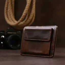 Чоловічий шкіряний гаманець Vintage 12х8,5х1 см acs0022795 - мініатюра 7