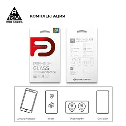 Захисне скло на OPPO Reno 3 з олеофобним покриттям, Pro, повне проклеювання, антистатичний і пиловідштовхуючий шар, 9H, самоклеючеся, 2.5D, на весь екран, антистатичний клей, ArmorStandart (ARM56651) - мініатюра 7