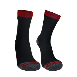 Водонепроникні шкарпетки Dexshell Running Lite XL Black/Red (DS20610REDXL)