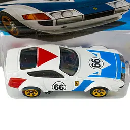 Базова машинка Hot Wheels Ferrari, Ferrari 365 GTB4 Competizione біла (5785) JJJ30-N521 - мініатюра 2