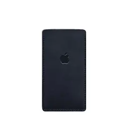 Шкіряний чохол для iPhone 13 Синій Crazy Horse BlankNote - мініатюра 4