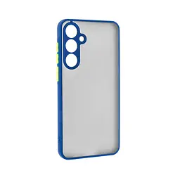 Чехол-накладка для Samsung Galaxy A55 5G (A556), Frosted Matte, синий, противоударный чехол с защитой всего корпуса, термополиуретан TPU + поликарбонат PC, ArmorStandart (ARM74337)