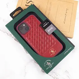 Шкіряний чохол Polo Santa Barbara для Apple iPhone 14 Plus (6.7) Red - мініатюра 8