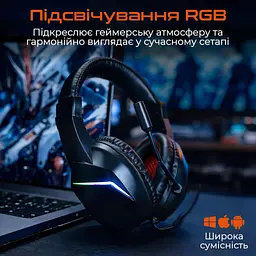 Ігрова гарнітура Meetion MT-HP022-A (MT-HP022-A) - мініатюра 2