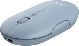 Миша Trust Puck Wireless/Bluetooth Silent Blue (24126) - мініатюра 3