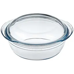 Каструля O CUISINE скляна кругла 3 л (2.2 л + 0.8 л) з кришкою (208AC00/1643) - мініатюра 2