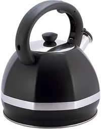 Чайник Marshmallow із нержавіючої сталі зі свистком Kamille Ø19.5х23.5 см kuh0006808 - мініатюра 4