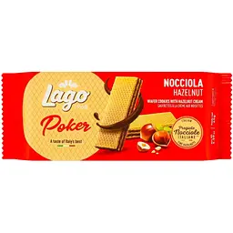 Вафлі Gastone Lagо Poker з фундучним кремом 45 г (755997)