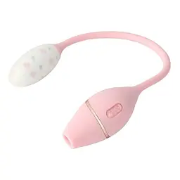 Віброяйце з вакуумним стимулятором KISTOY Cathy Mini KisToy SO8712 97276 - мініатюра 1