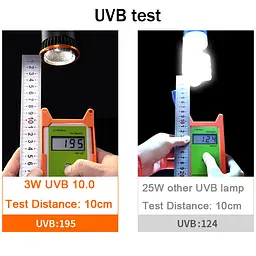 Лампа ультрафіолетова UVA/UVB Terrario Reptile's LED UVB 10.0 3W - мініатюра 6