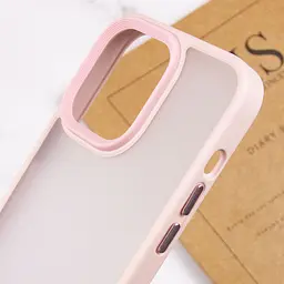 TPU+PC чохол Metal Buttons для Apple iPhone 14 Pro 6.1" Розовий - мініатюра 5