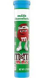 Драже M&M's Minis Milk Chocolate Mega Christmas Tube 50г
