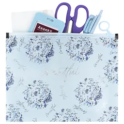 Папка "Axent" №1498-45-A Flower Symphony-2 A5+ zip-lock, на блиск. - мініатюра 3