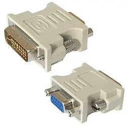 Перехідник 2E штекер DVI 24 + 5 гніздо VGA пластик - мініатюра 4