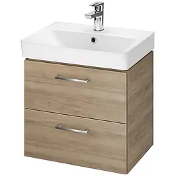 Тумба з умивальником Cersanit Lara Mille Slim 50 горіх S801-357