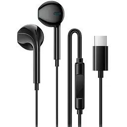 Навушники Borofone BM100 Fuente universal with microphone (Type-C/1.2m) Black