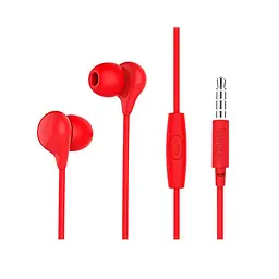 Навушники Hoco M14 initial sound universal earphones with mic Red