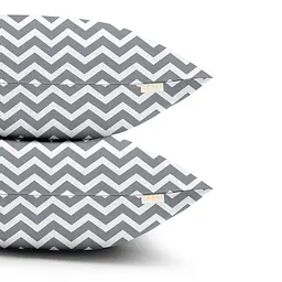 Наволочка на подушку 80х80 GREY ZIGZAG COSAS (4822052328828) - мініатюра 2