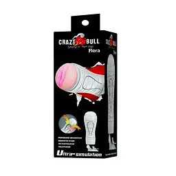 Мастурбатор Crazy Bull Flora Black тілесний - мініатюра 5