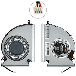 Вентилятор для ноутбуку MSI (GP76 GE76) CPU, 12V