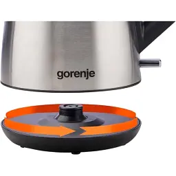 Електрочайник Gorenje K17OS Stainless steel UA - мініатюра 3