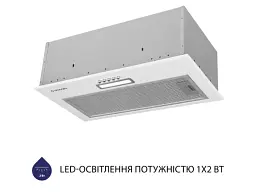 Витяжка Minola HBI 5214 WH 700 LED - мініатюра 3